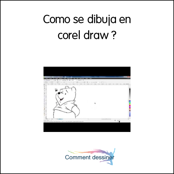 Como se dibuja en corel draw